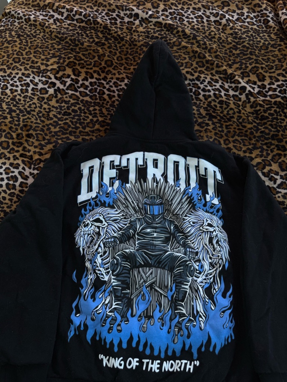 Authentic Detroit 'King of the North' Ghost Racing Hoodie - Black